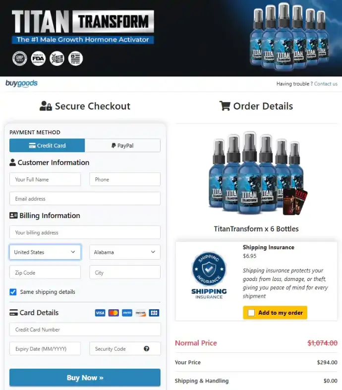 Titan Transform official website